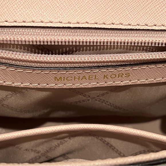 Michael Kors - Soft Pink Color Leather Mini Satchel Bag LIKE NEW! - Picture 8 of 12
